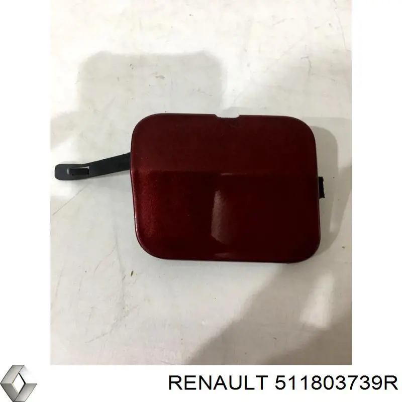 511803739R Renault (RVI) заглушка бампера буксировочного крюка передняя