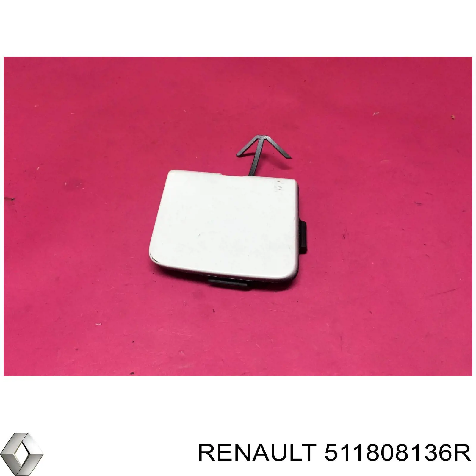 Заглушка буксировочного крюка в передний бампер Renault (RVI) 511808136R цена, от 5.89 USD