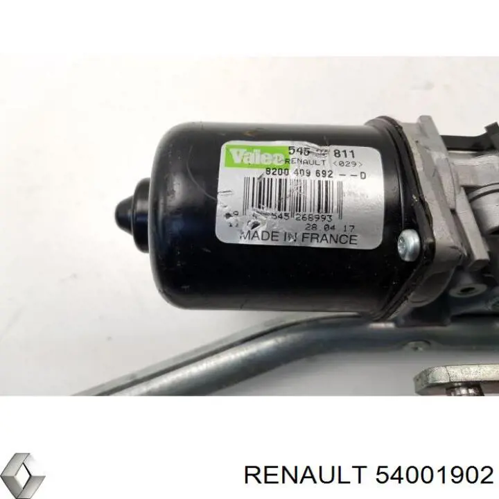 Мотор дворников 54001902 Renault (RVI)