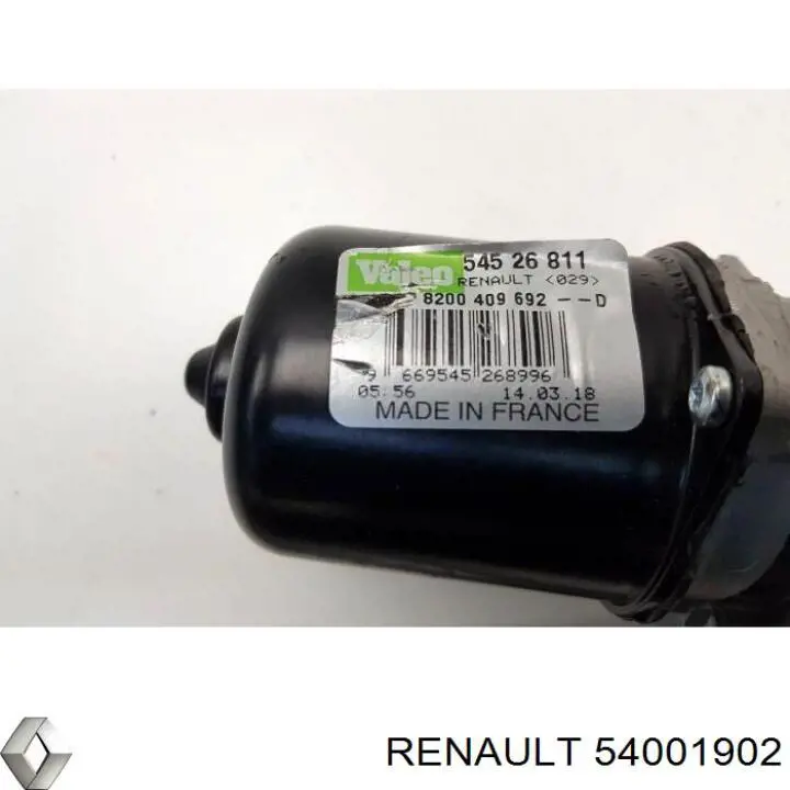 Мотор дворника Renault (RVI) 54001902