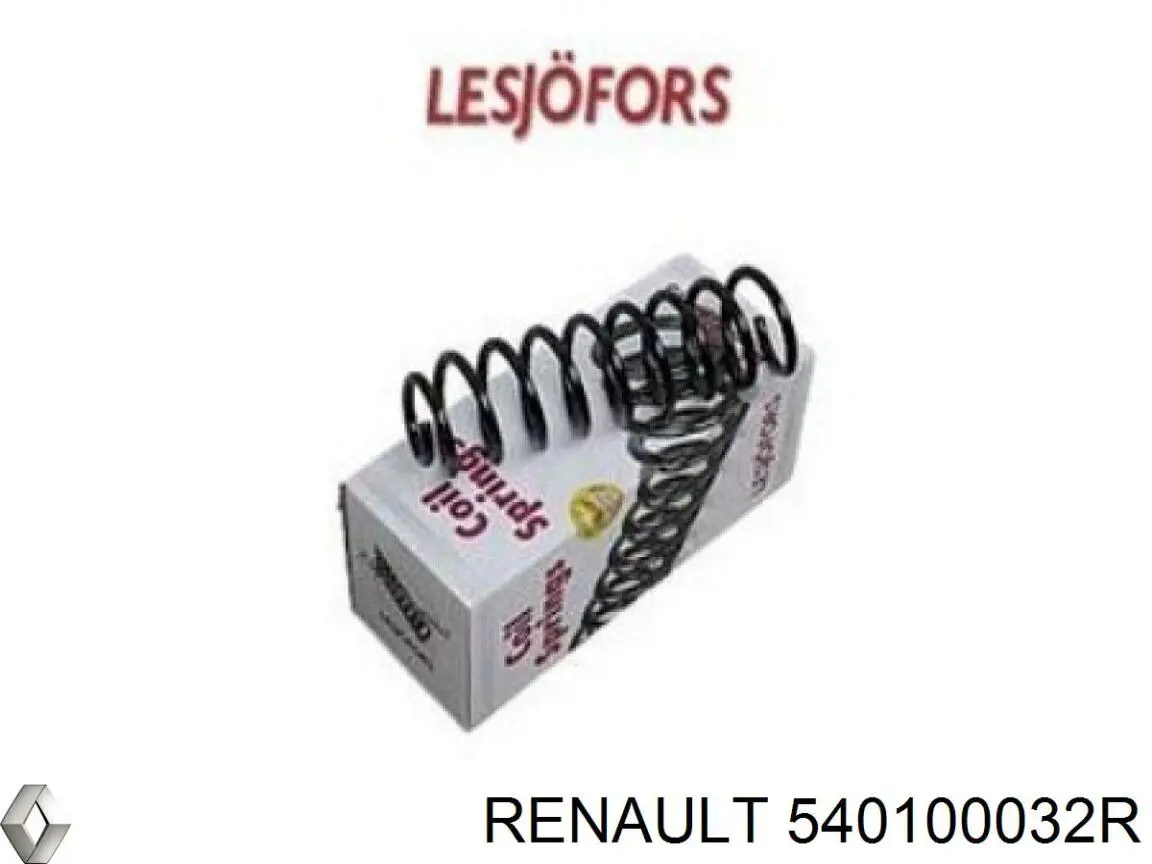 Передняя пружина 540100032R Renault (RVI)