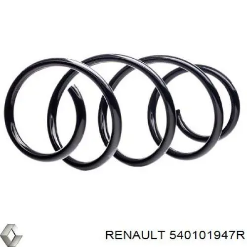 Пружина амортизатора передняя Renault (RVI) 540101947R цена, от 49.77 USD