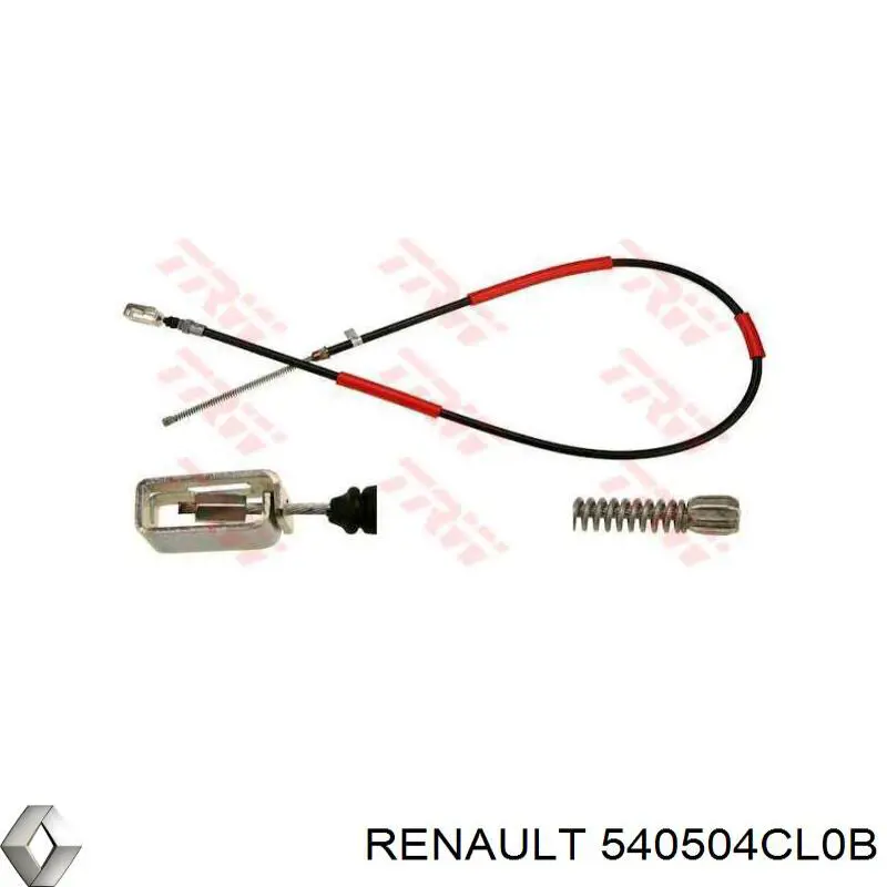 Буфер (отбойник) амортизатора переднего Renault (RVI) 540504CL0B