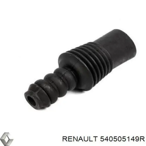 540505149R Renault (RVI) pára-choque (grade de proteção de amortecedor dianteiro + bota de proteção)