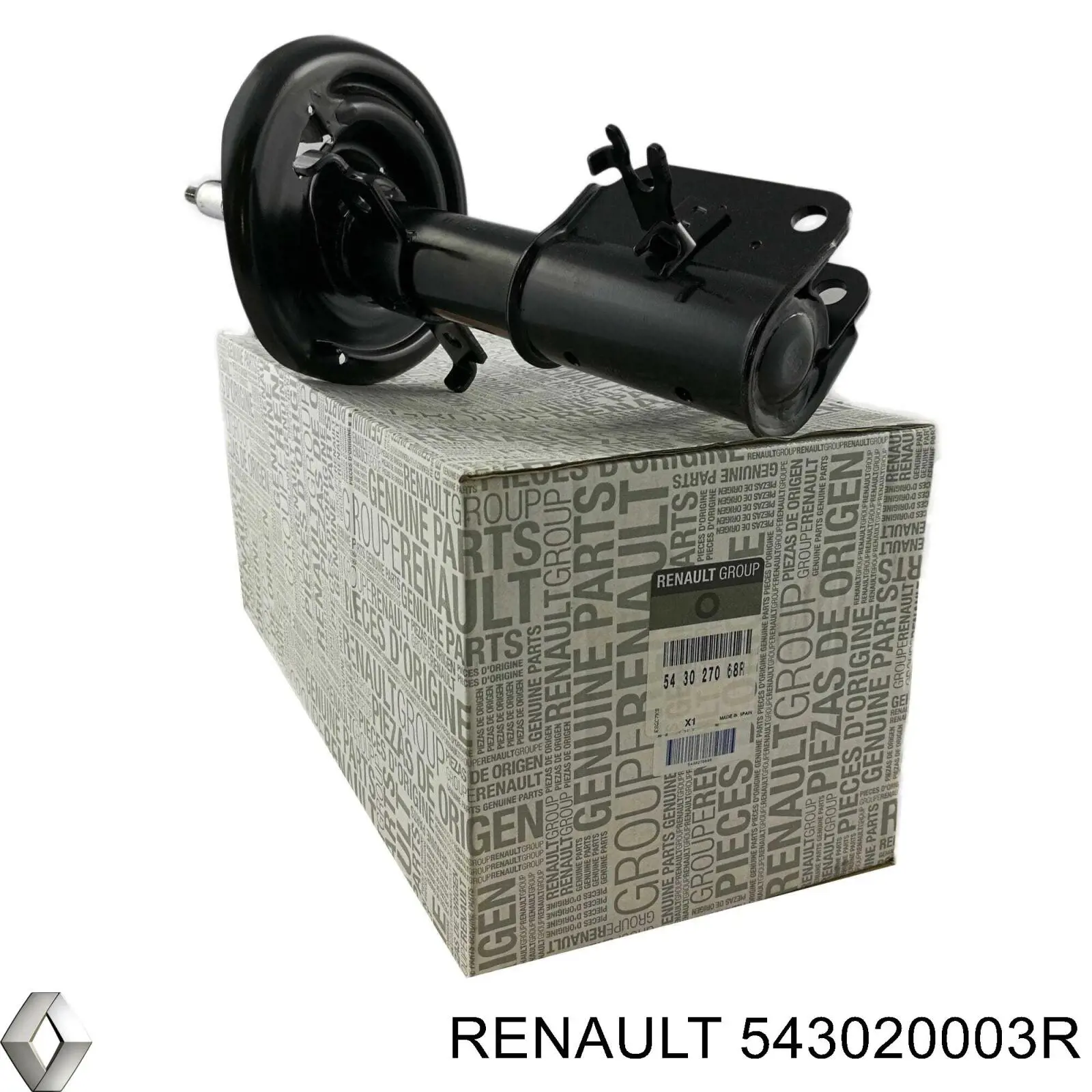 Amortiguador delantero 543020003R Renault (RVI)