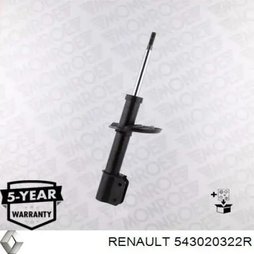 543020322R Renault (RVI) амортизатор передний