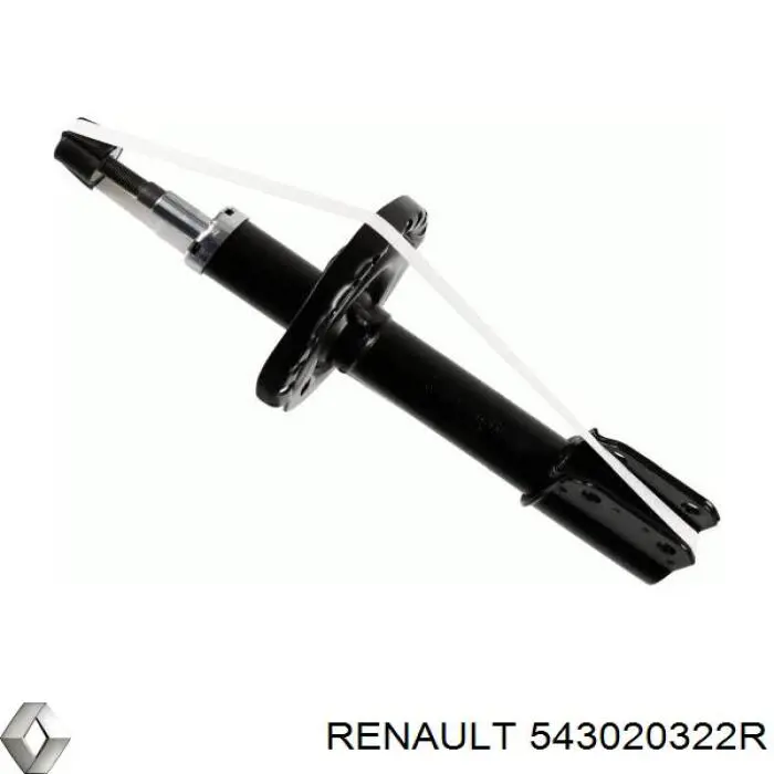 Стойка амортизатора передняя Renault (RVI) 543020322R цена, от 37.49 USD