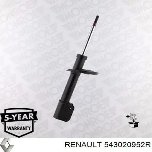 Стойка амортизатора передняя Renault (RVI) 543020952R цена, от 30.39 USD
