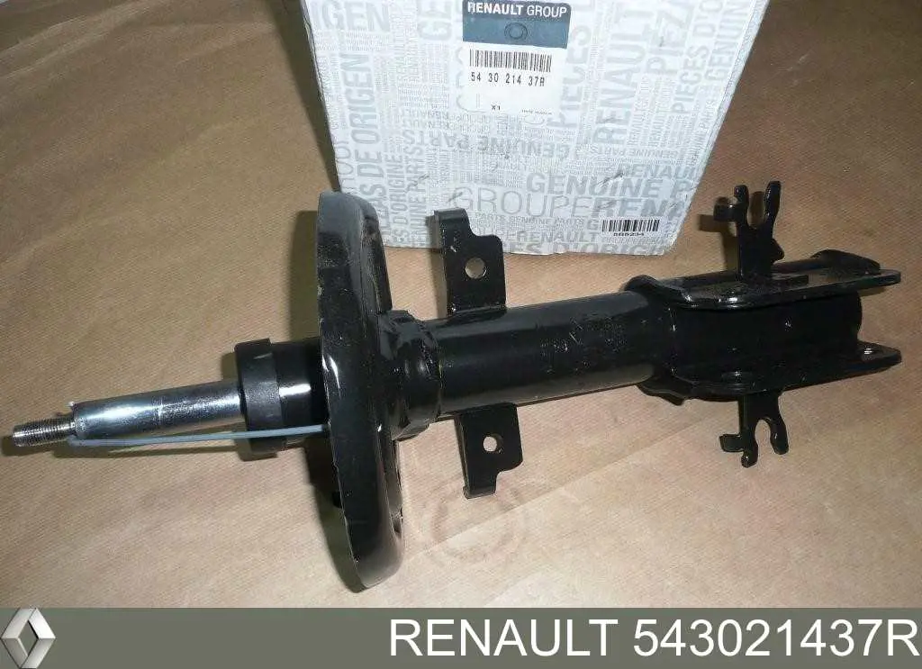 543021437R Renault (RVI) amortecedor dianteiro