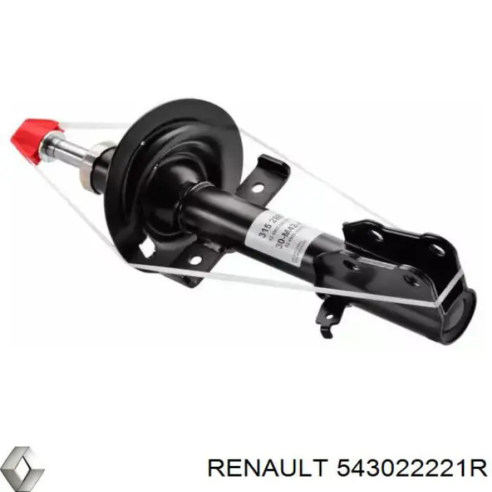 Амортизатор передний 543022221R Renault (RVI)