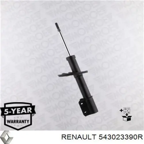 543023390R Renault (RVI) amortecedor dianteiro