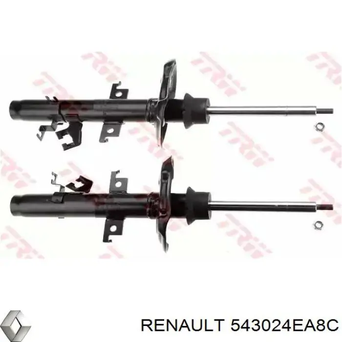 Амортизатор подвески передний левый Renault (RVI) 543024EA8C цена, от 60.87 USD