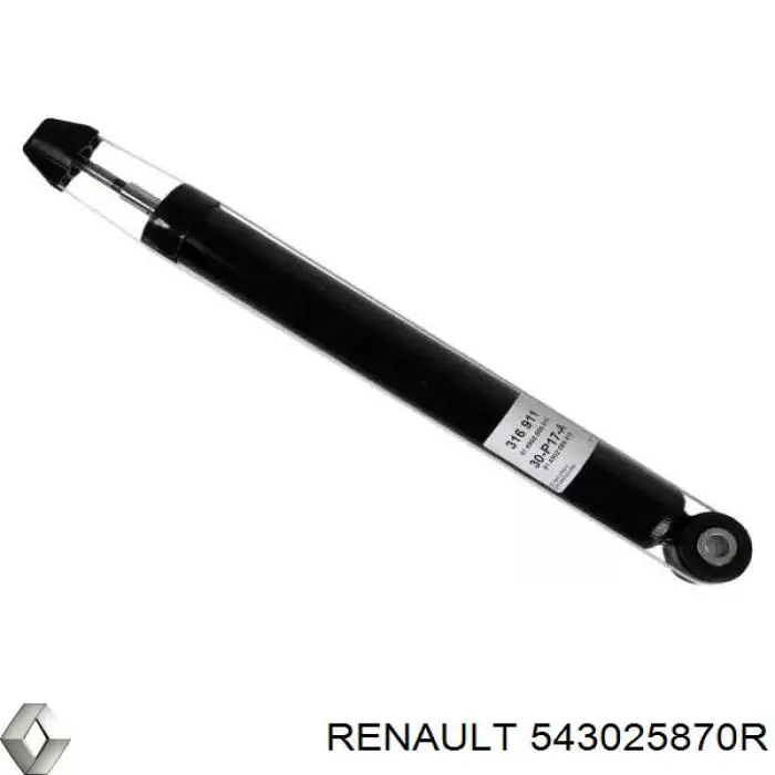 Стойка амортизатора передняя Renault (RVI) 543025870R цена, от 82.67 USD