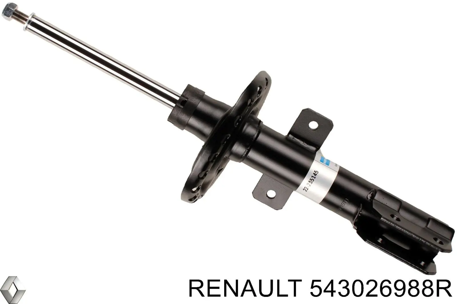 543026988R Renault (RVI) amortecedor dianteiro