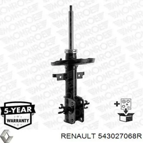 Купить 543027068R Renault (RVI) Амортизатор передней подвески