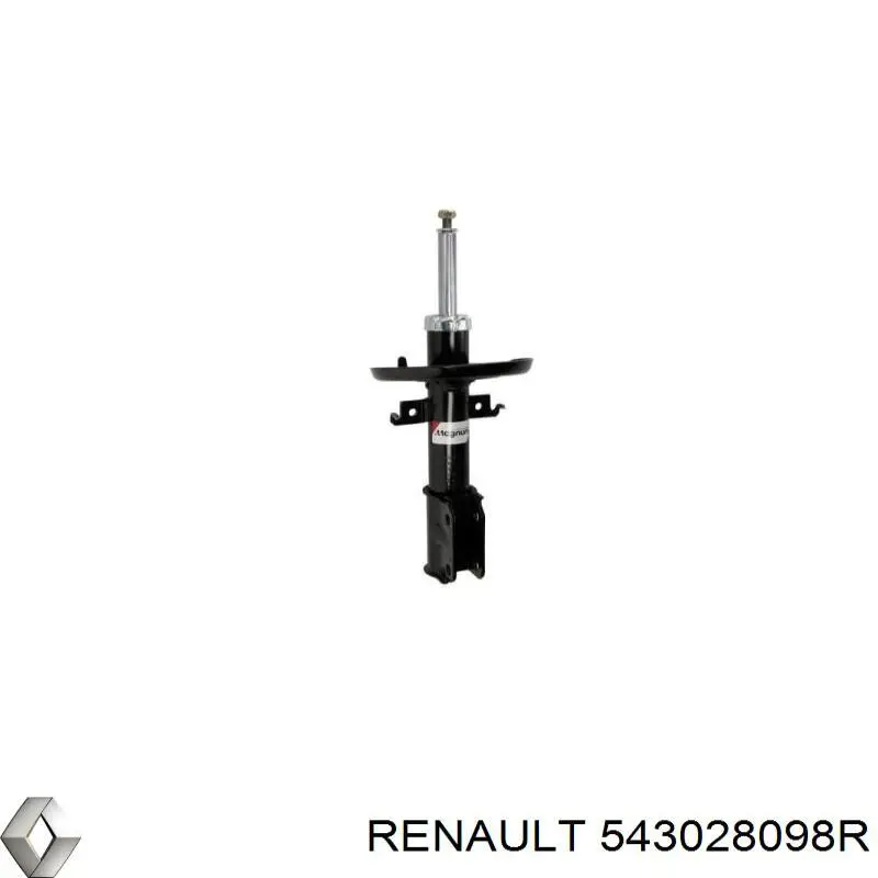 543028098R Renault (RVI) amortecedor dianteiro