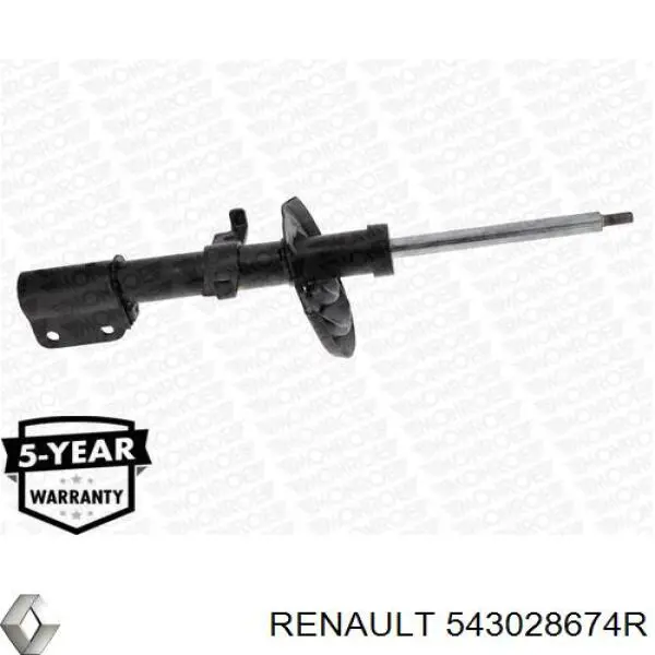 543028674R Renault (RVI) Amortecedor dianteiro
