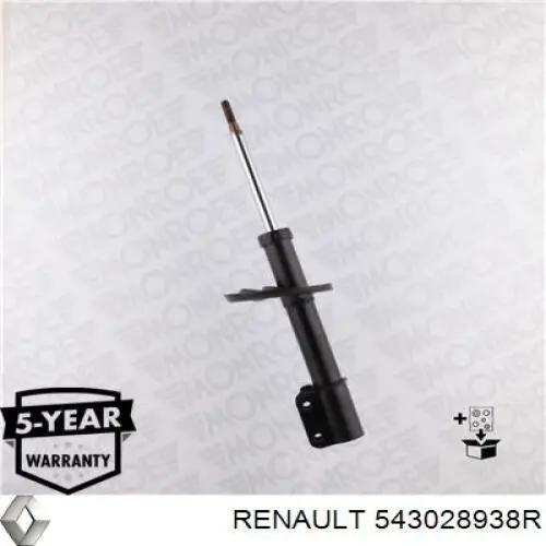 Амортизатор передний 543028938R Renault (RVI)