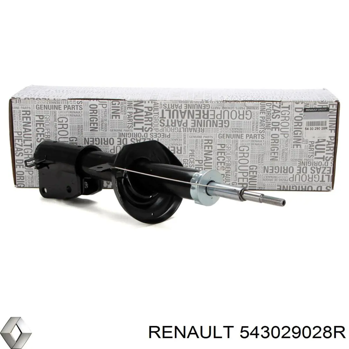 543029028R Renault (RVI) amortecedor dianteiro