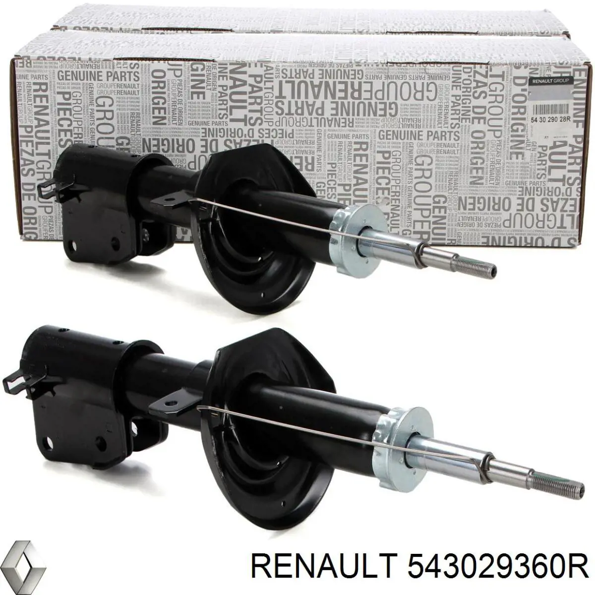 543029360R Renault (RVI) амортизатор передний