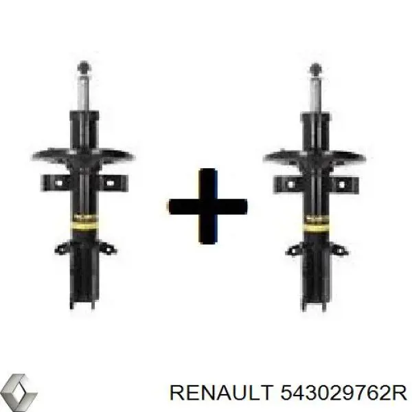 543029762R Renault (RVI) амортизатор передний
