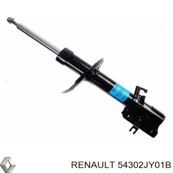 54302JY01B Renault (RVI) amortecedor dianteiro direito