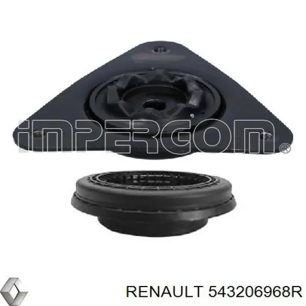 Опора стойки амортизатора переднего Renault (RVI) 543206968R цена, от 22.50 USD