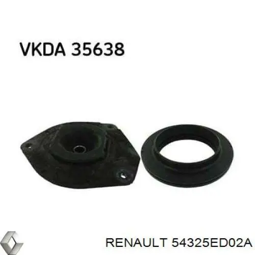 Подшипник опорный амортизатора, переднего Renault (RVI) 54325ED02A цена, от 11.89 USD