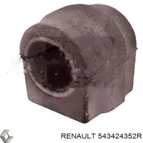 543424352R Renault (RVI) bucha de estabilizador traseiro