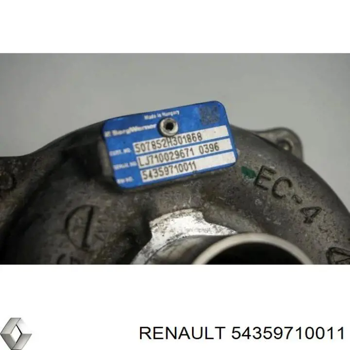Турбокомпрессор Renault (RVI) 54359710011