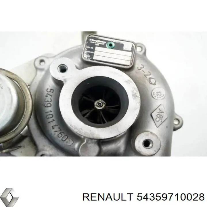 Турбина 54359710028 Renault (RVI)