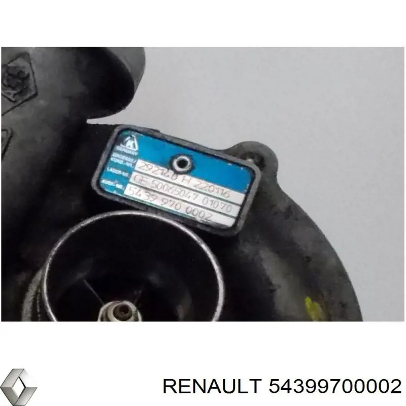 Турбина 54399700002 Renault (RVI)