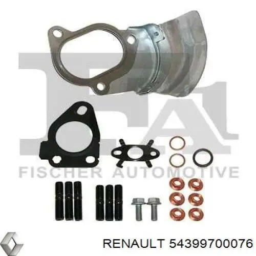54399700076 Renault (RVI) турбина
