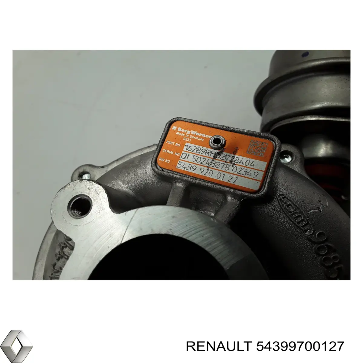 Турбонагнетатель Renault (RVI) 54399700127 цена, от 221.70 USD