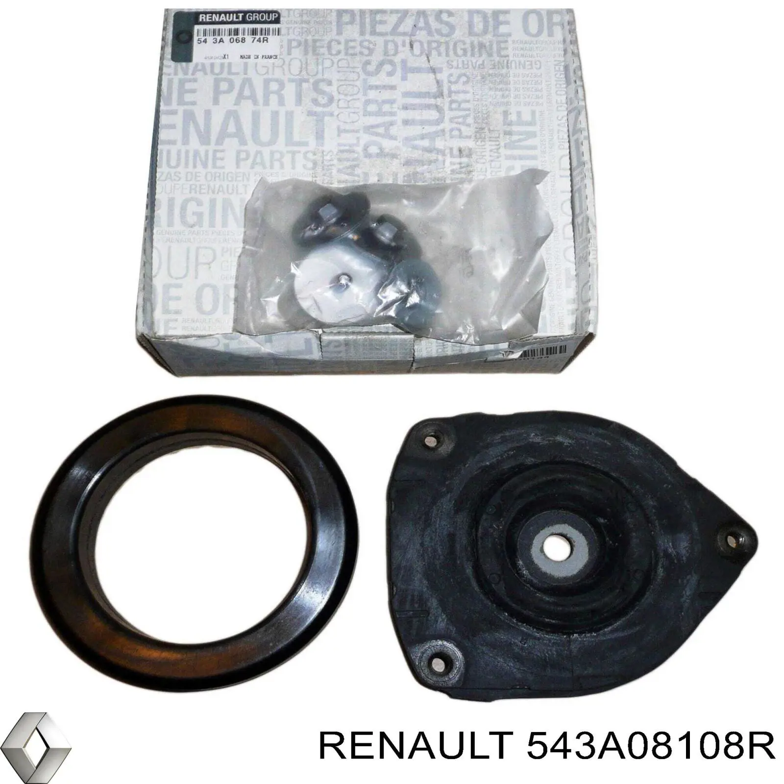 Опора стойки амортизатора переднего Renault (RVI) 543A08108R цена, от 43.40 USD