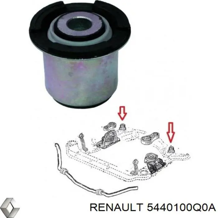 Балка передней подвески Renault (RVI) 8200556226