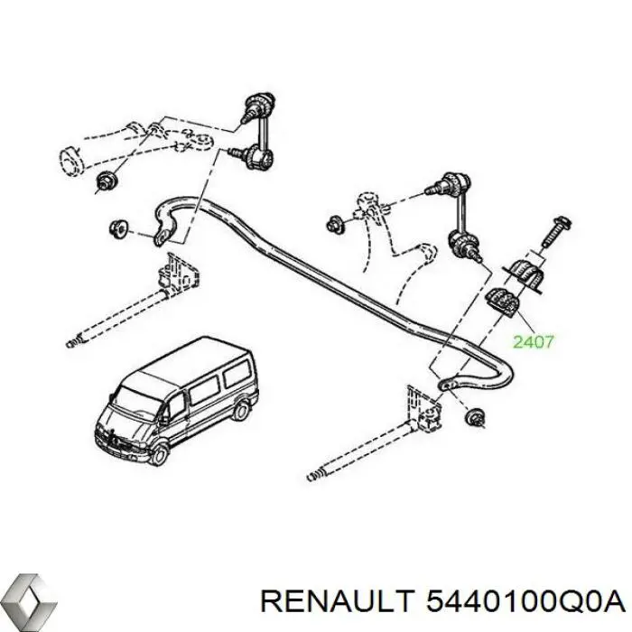 8200556226 Renault (RVI) Подрамник передней подвески