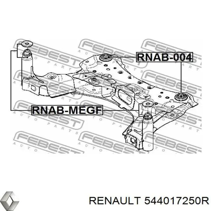  Renault (RVI) 544017250R цена, от 44.54 USD
