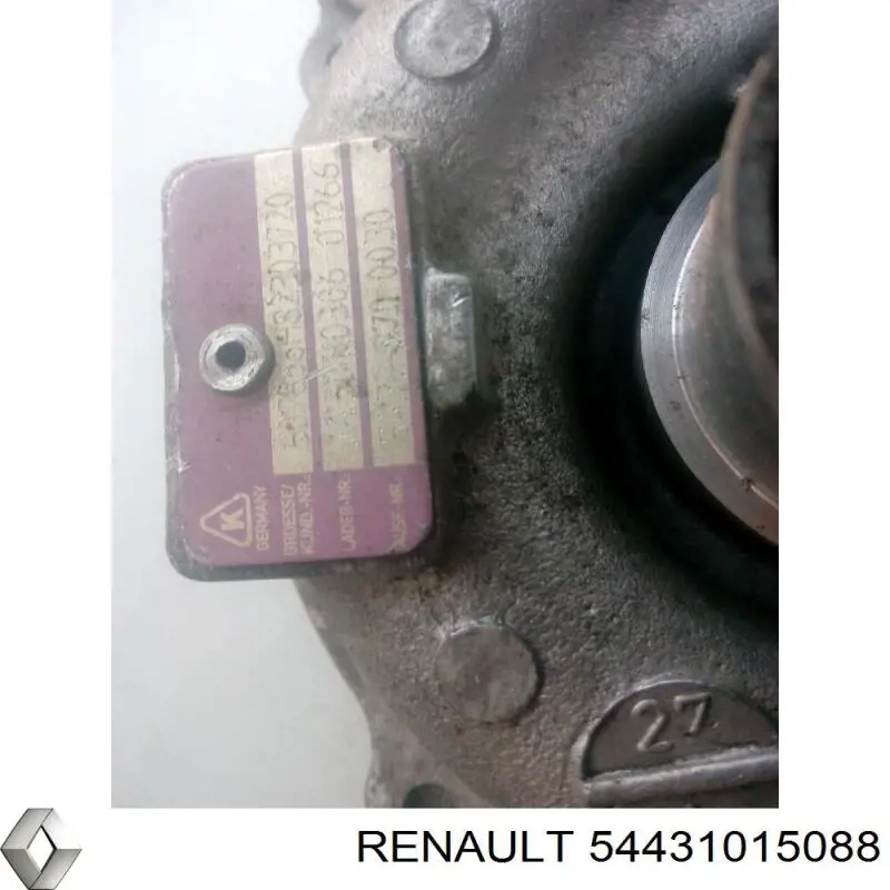 Турбонагнетатель Renault (RVI) 54431015088 цена, от 163.47 USD