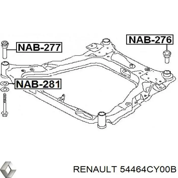 Сайлентблок 54464CY00B Renault (RVI)