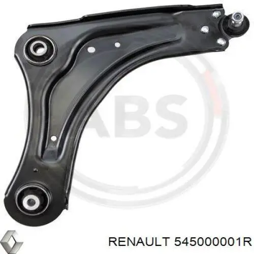 545000001R Renault (RVI) Braço oscilante inferior direito de suspensão dianteira