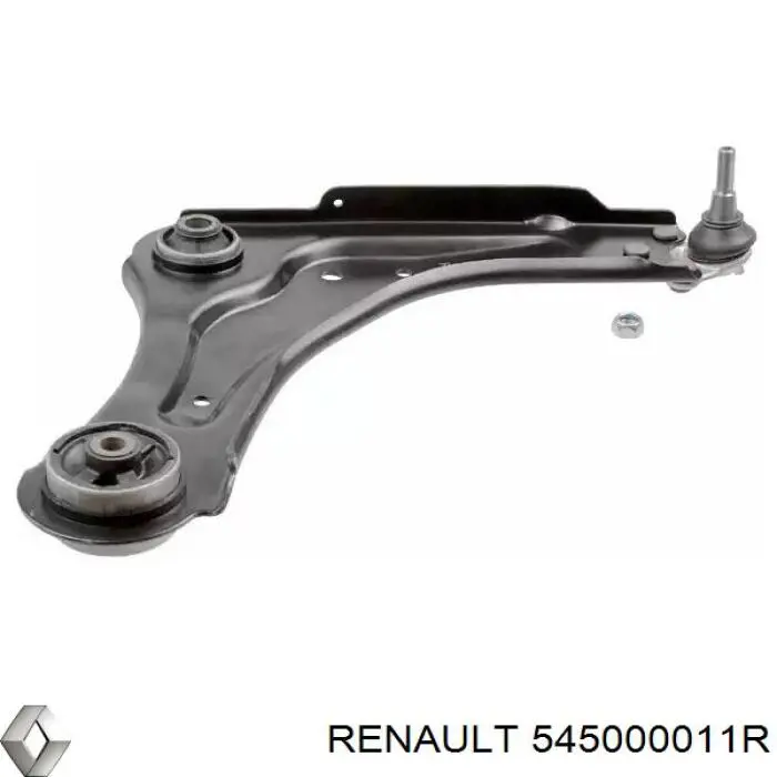 545000011R Renault (RVI) braço oscilante inferior direito de suspensão dianteira