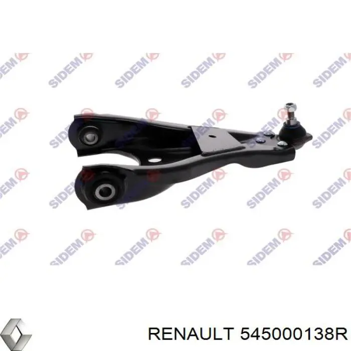 Рычаг передней подвески нижний правый 545000138R Renault (RVI)