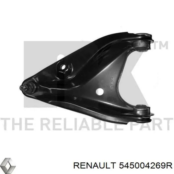 Правый рычаг передней нижней подвески Renault (RVI) 545004269R цена, от 40.71 USD