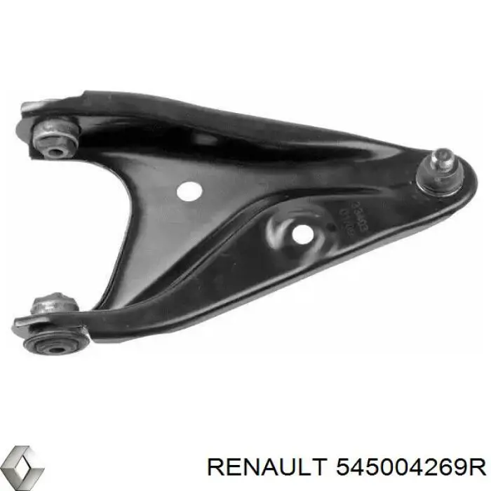 Важіль передньої підвіски нижній, правий 545004269R Renault (RVI)