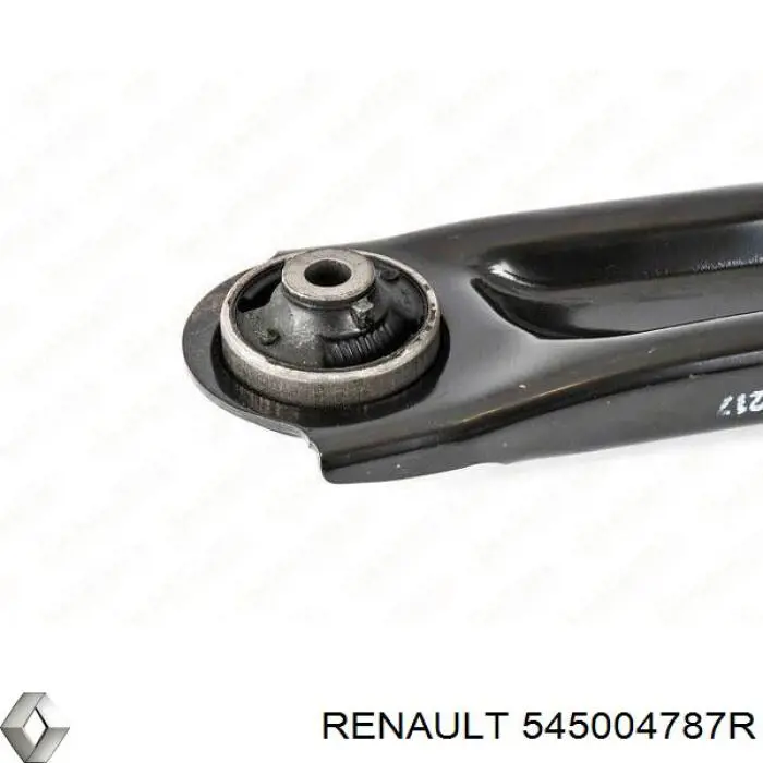 545004787R Renault (RVI) braço oscilante inferior direito de suspensão dianteira