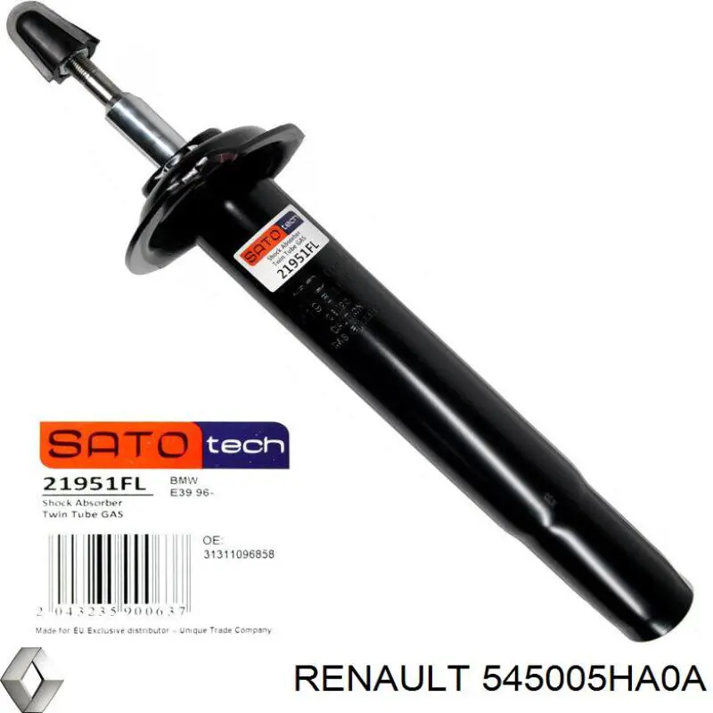 Правый рычаг передней нижней подвески Renault (RVI) 545005HA0A цена, от 67.62 USD