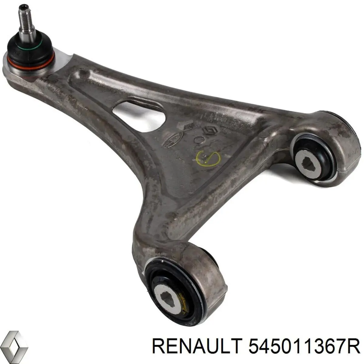 545011367R Renault (RVI) braço oscilante inferior esquerdo de suspensão dianteira