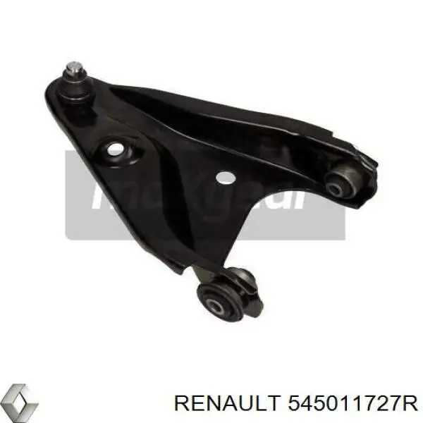545011727R Renault (RVI) braço oscilante inferior esquerdo de suspensão dianteira