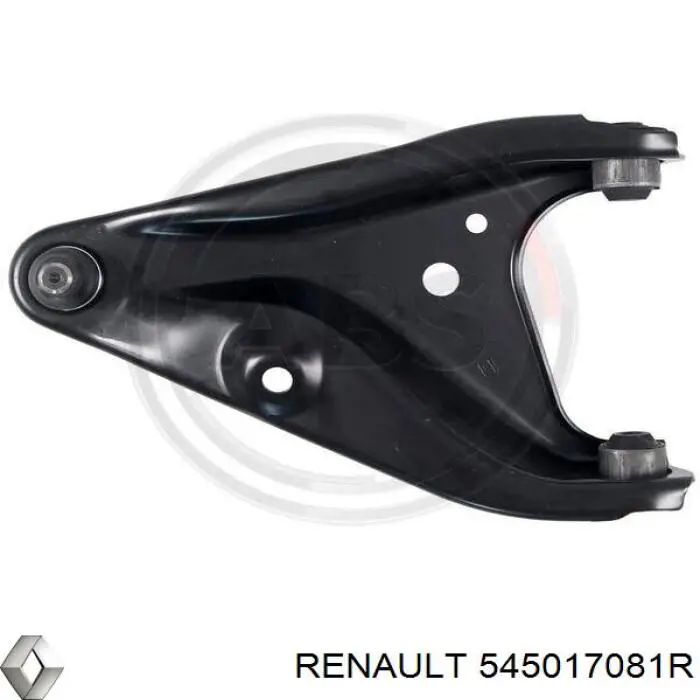 545017081R Renault (RVI) braço oscilante inferior esquerdo de suspensão dianteira
